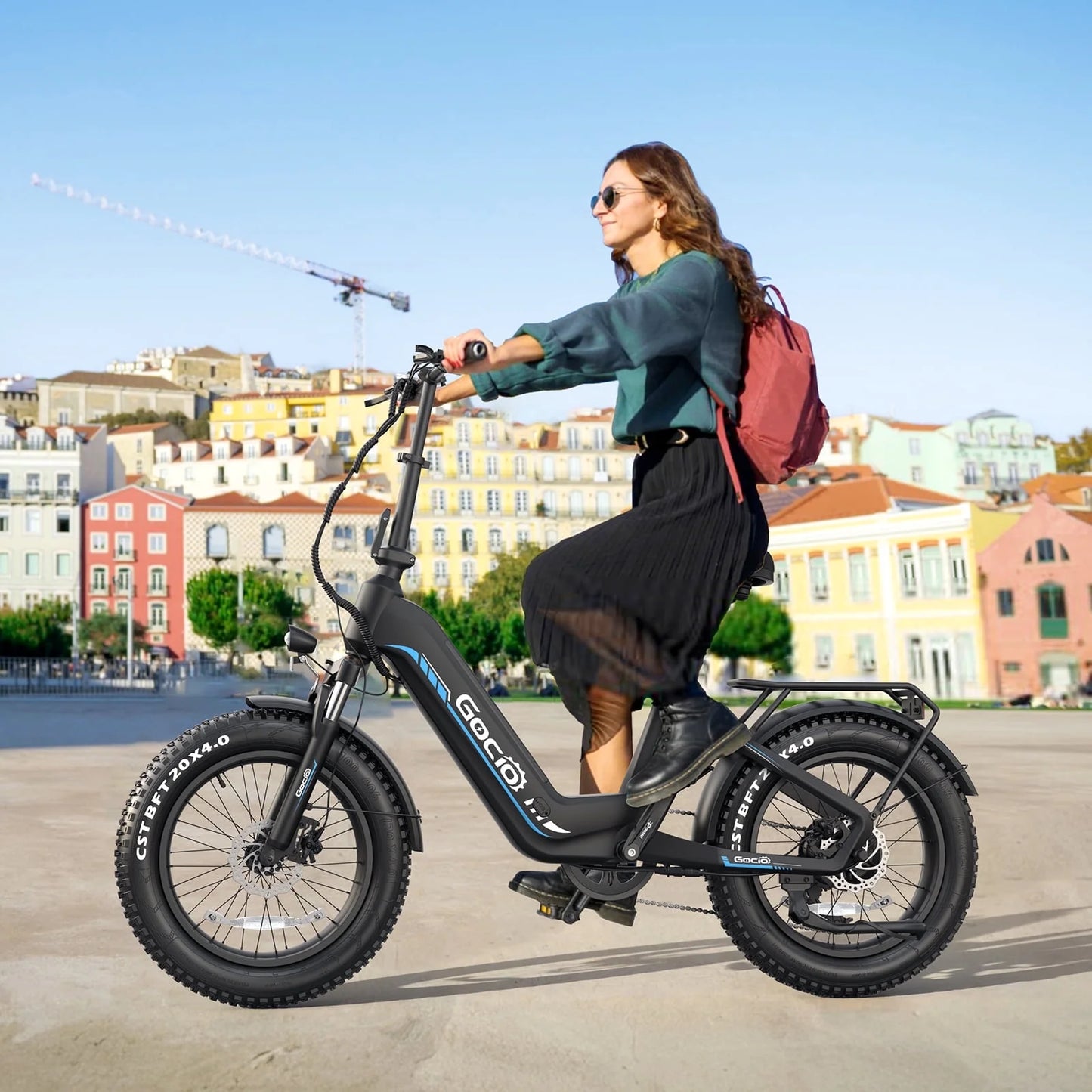 Electric Bike for Adults, Peak 1025W Mountain E Bike, 48V 13AH Removable Lithium-Ion Battery Ebikes, 20"X4.0" Fat Tire Electric Bicycles, 3A Fast Charge, 60 Miles Man Woman UL2849 Certified