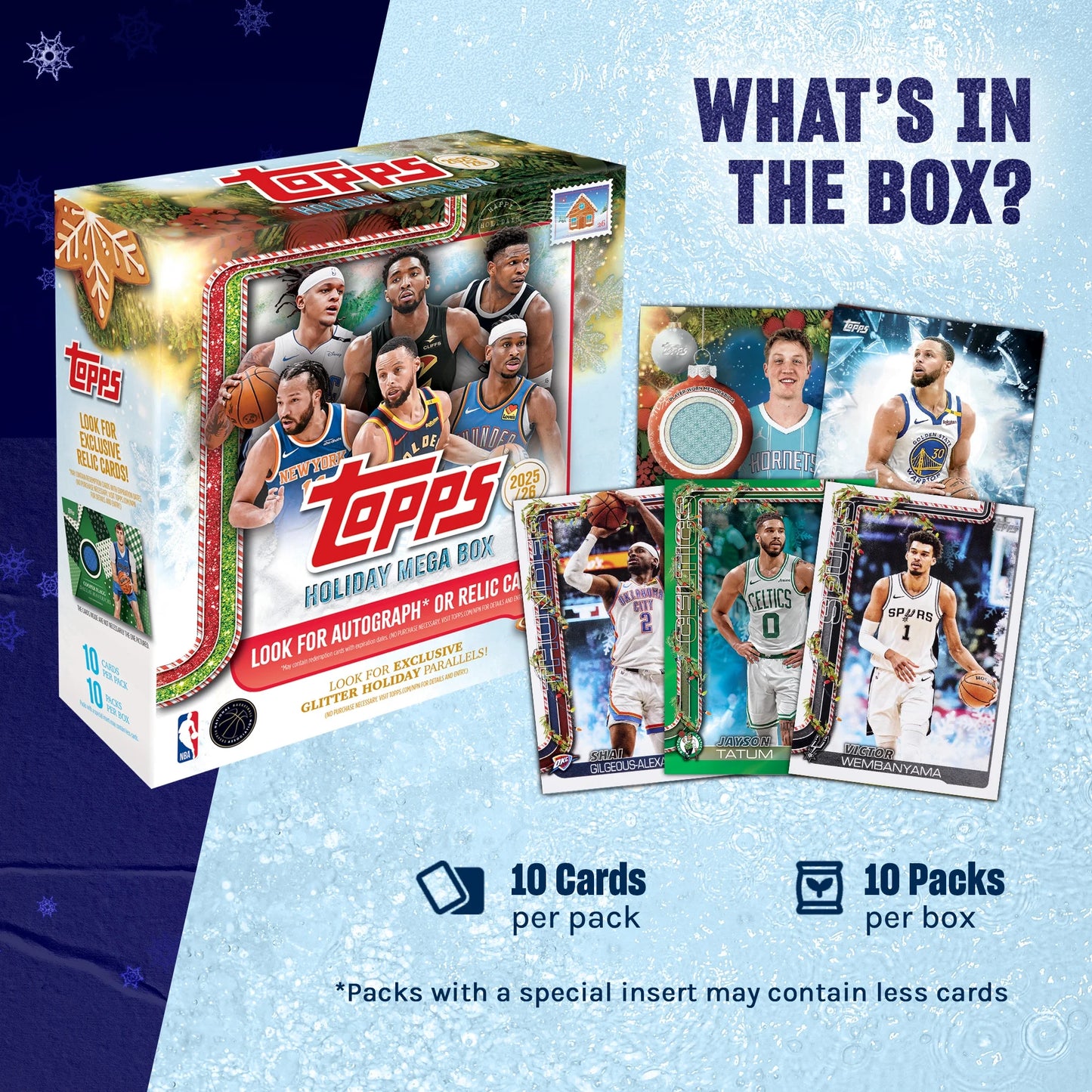 2025-26 Holiday Basketball - Factory Sealed - Mega Box