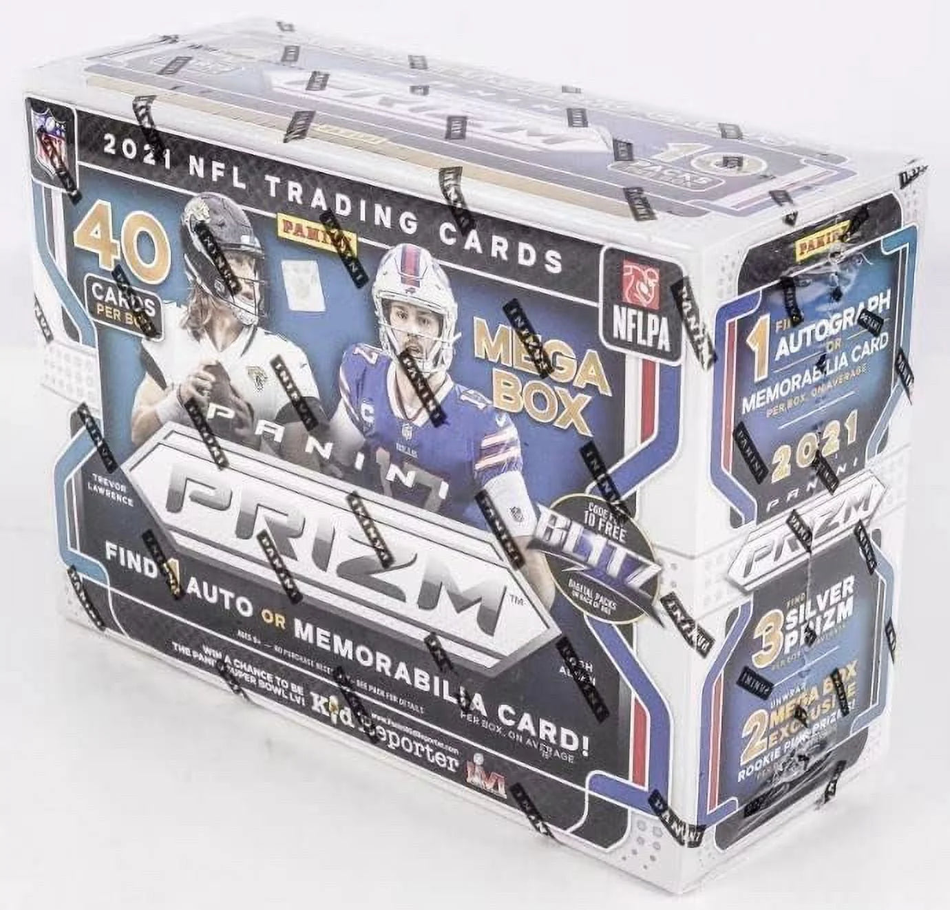 2021 Prizm NFL Mega Box Exclusive 40Ct