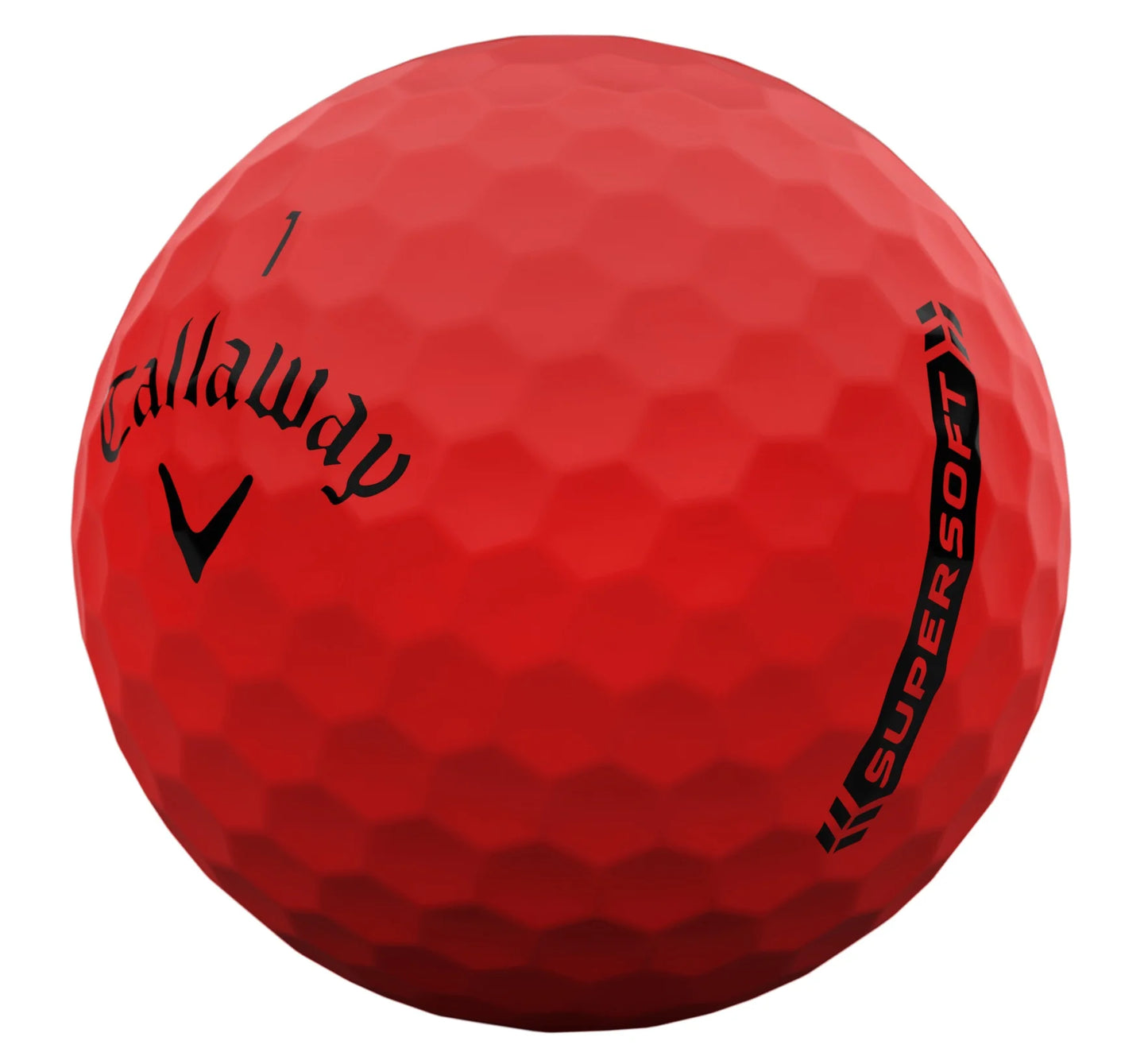 Golf 2023 Supersoft Golf Balls 12-Pack, Red