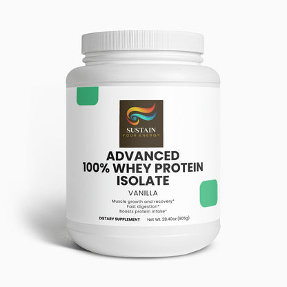 Advanced 100% Whey Protein Isolate (Vanilla)