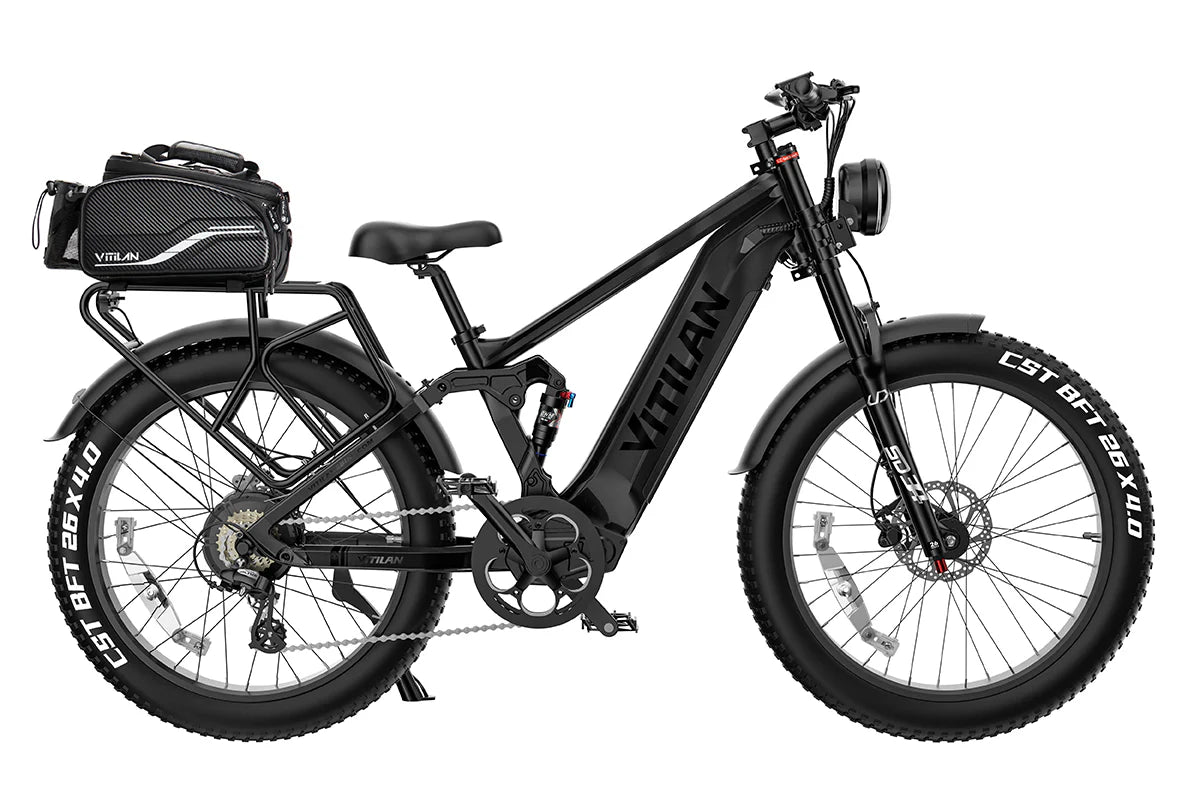 T7PRO Full Suspension Mountain E-Bike