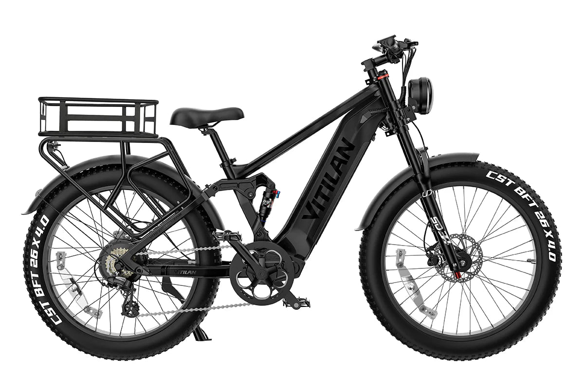 T7PRO Full Suspension Mountain E-Bike