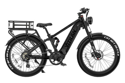 T7PRO Full Suspension Mountain E-Bike