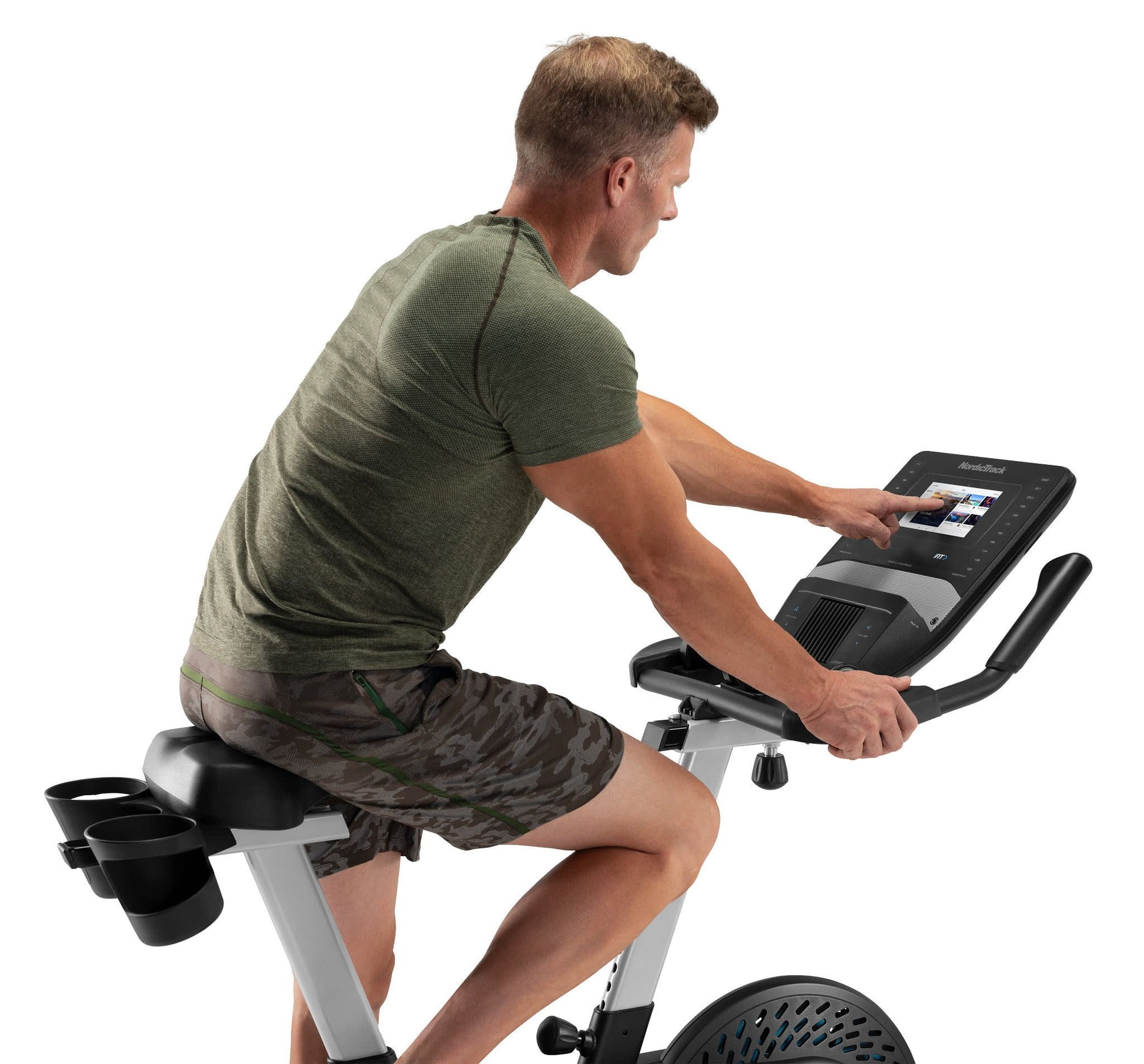 Studio Bike with 7” Smart HD Touchscreen and 30-Day Ifit Family Membership