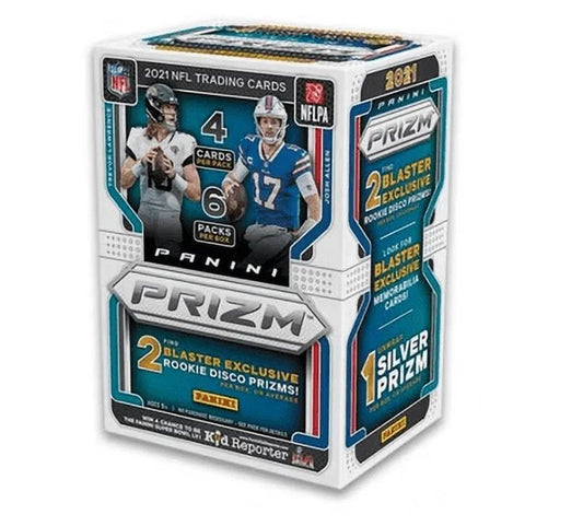Prizm Football Trading Cards 2021 Blaster Box (6 Packs, 4 Cards per Pack)