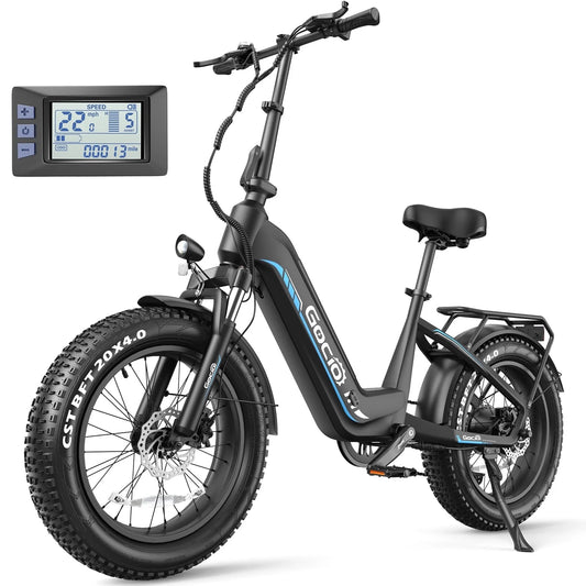Electric Bike for Adults, Peak 1025W Mountain E Bike, 48V 13AH Removable Lithium-Ion Battery Ebikes, 20"X4.0" Fat Tire Electric Bicycles, 3A Fast Charge, 60 Miles Man Woman UL2849 Certified