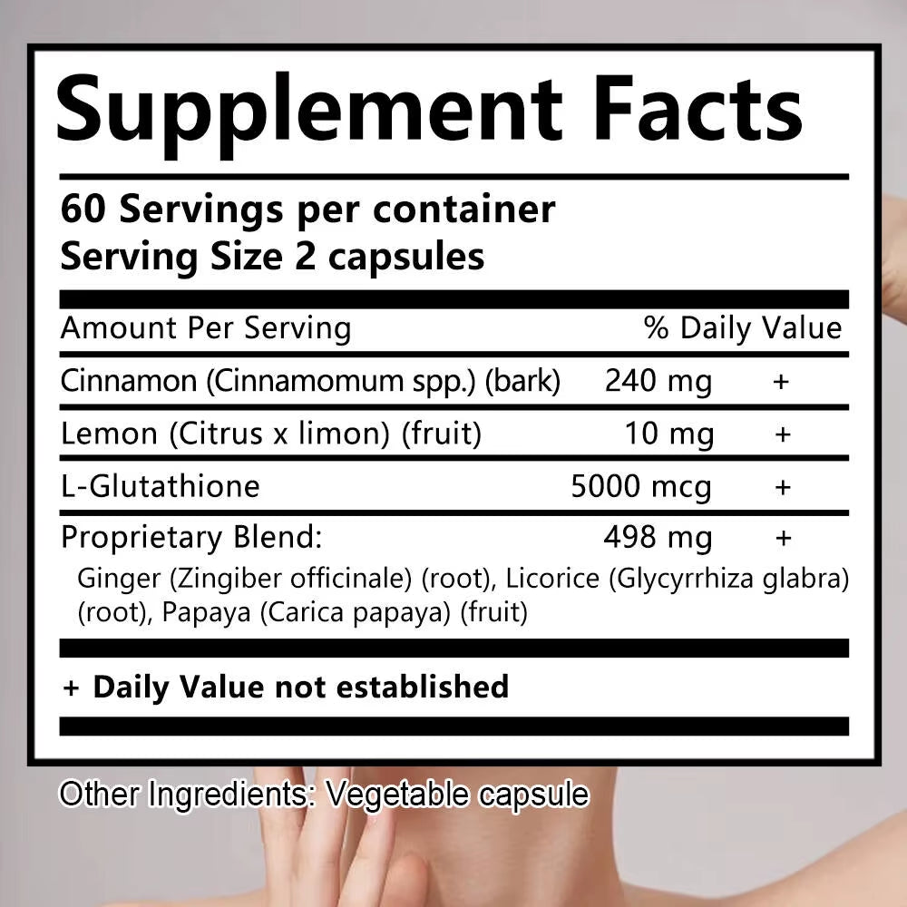 Glutathione Supplements, Collagen, Antioxidants, Anti-Aging, Immunity, Radiance, Skin Whitening Supplements