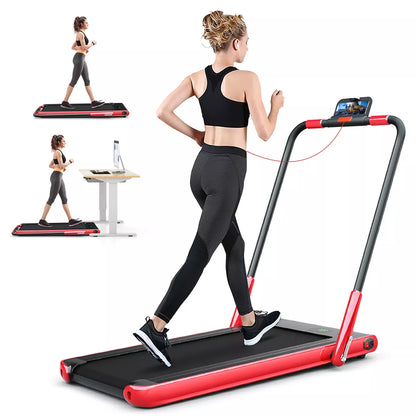 Superfit 2.25HP 2 in 1 Foldable under Desk Treadmill Remote Control