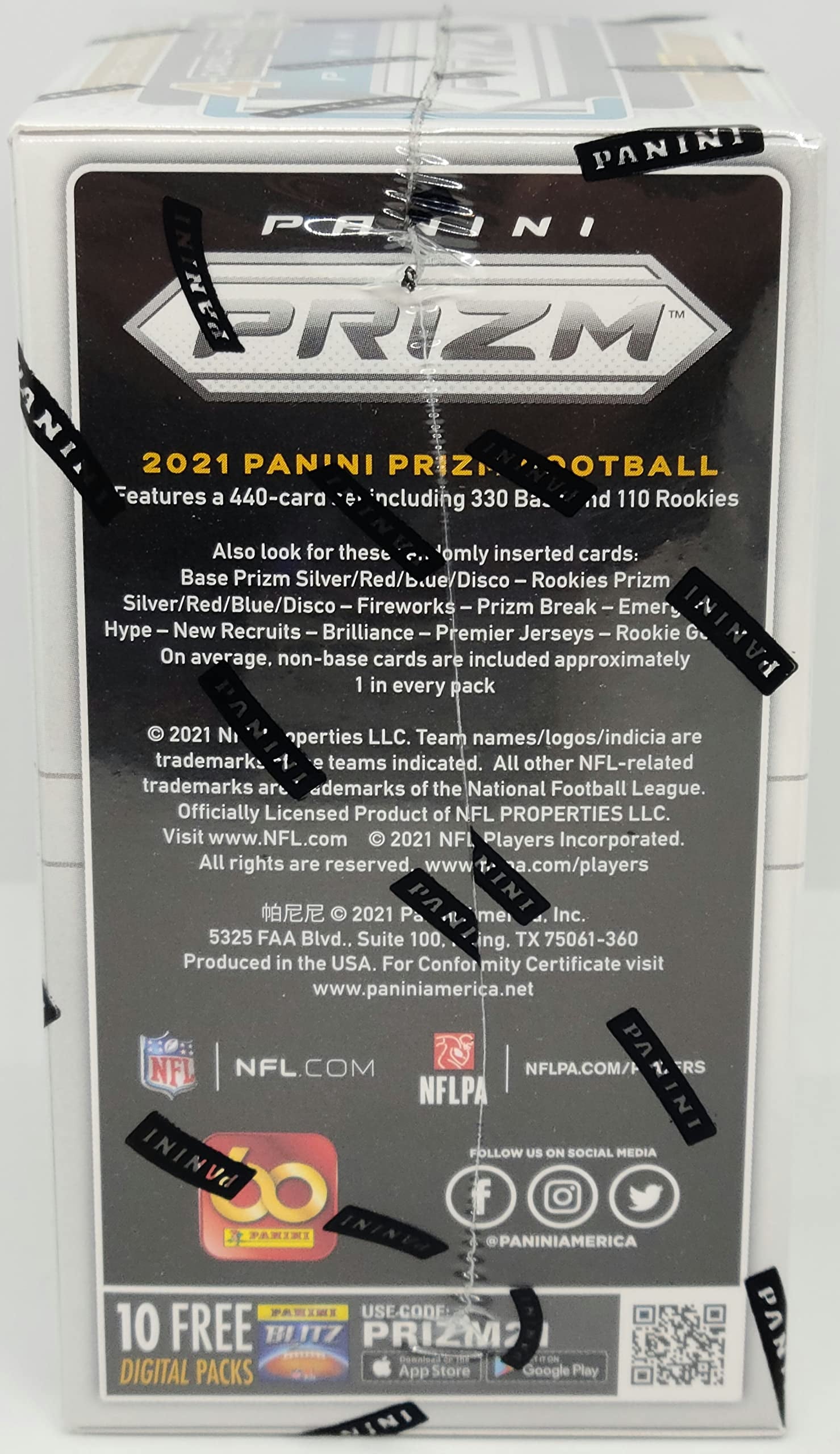 Prizm Football Trading Cards 2021 Blaster Box (6 Packs, 4 Cards per Pack)