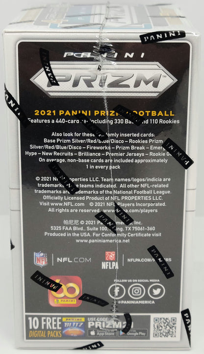 Prizm Football Trading Cards 2021 Blaster Box (6 Packs, 4 Cards per Pack)