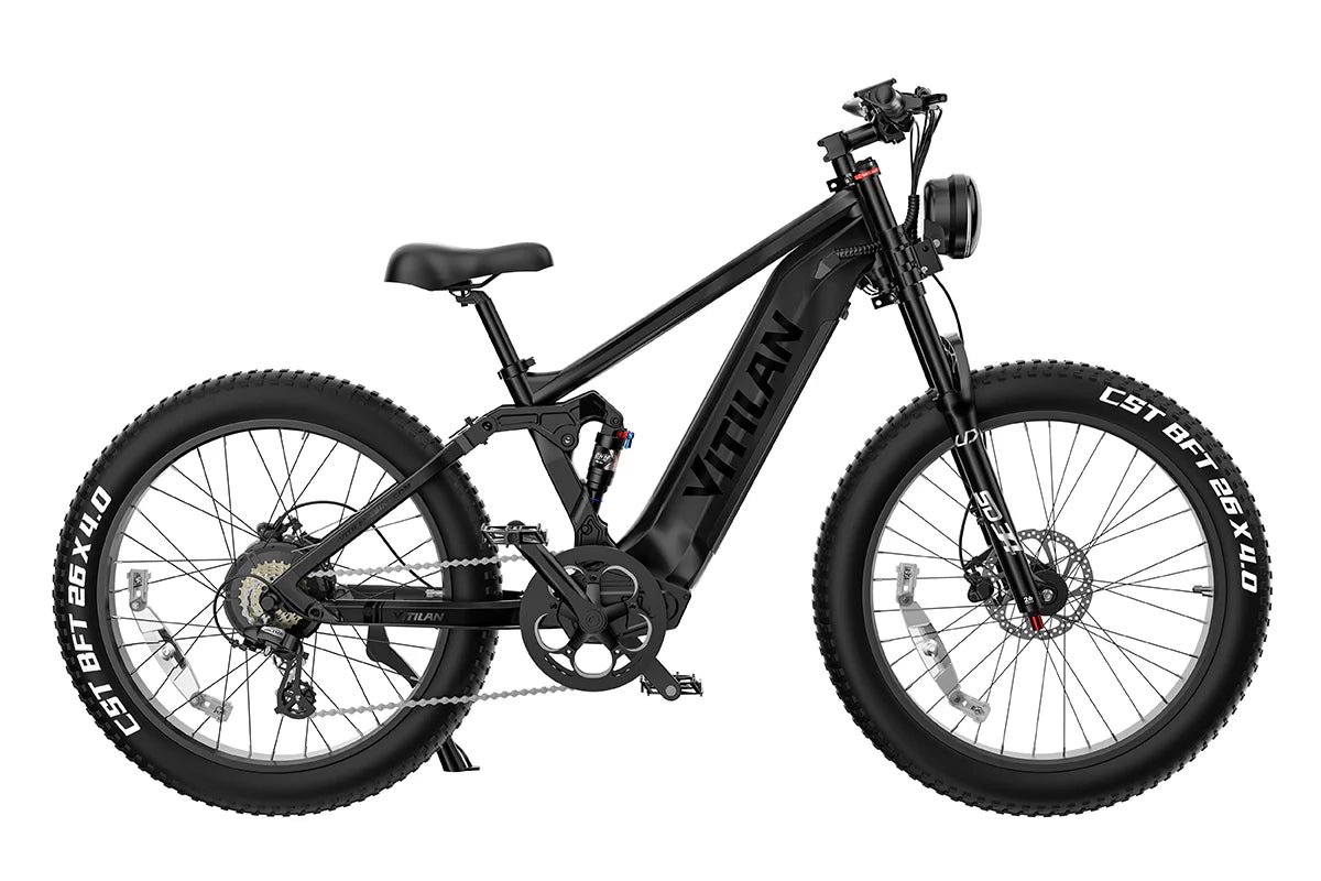 T7PRO Full Suspension Mountain E-Bike