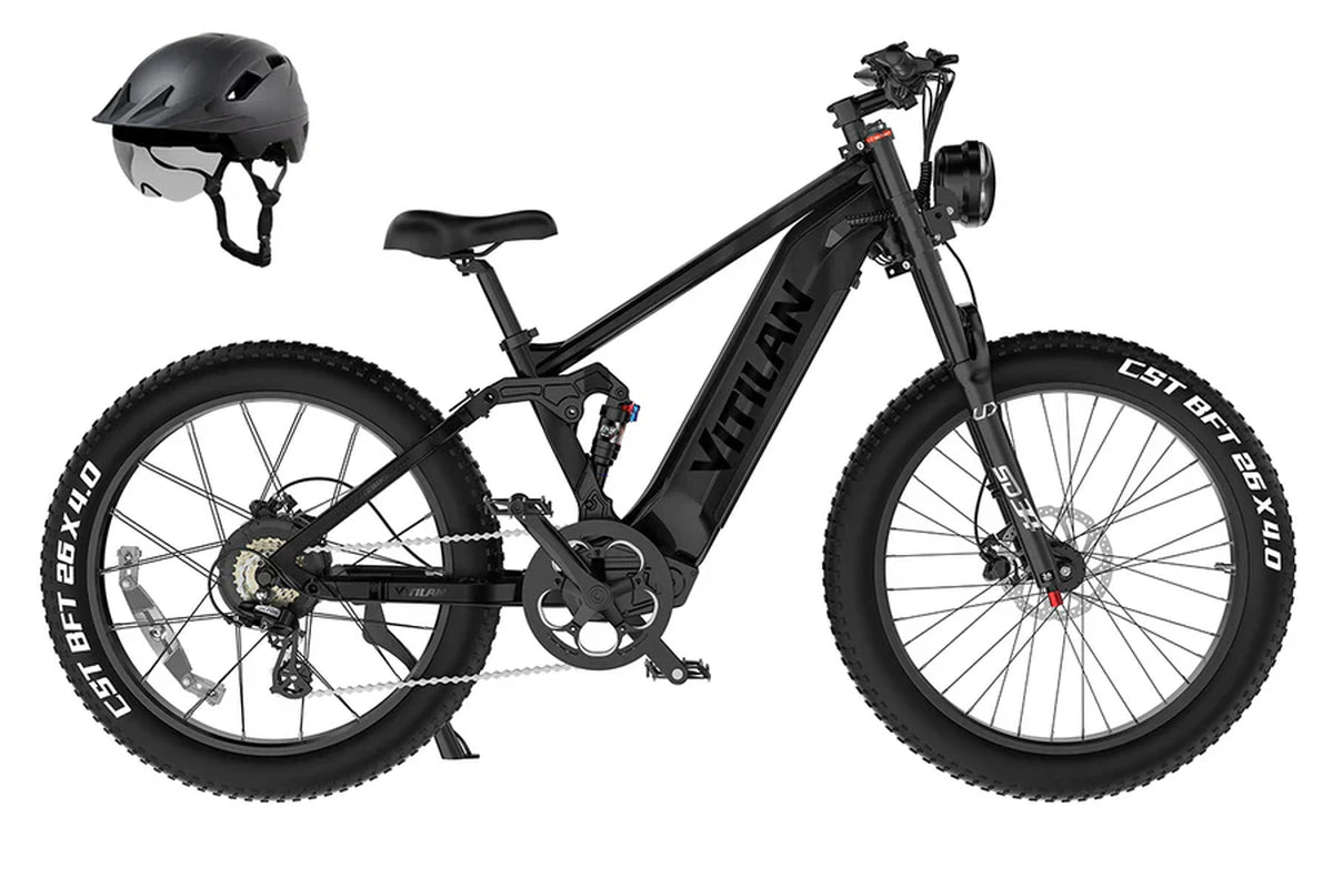 T7PRO Full Suspension Mountain E-Bike