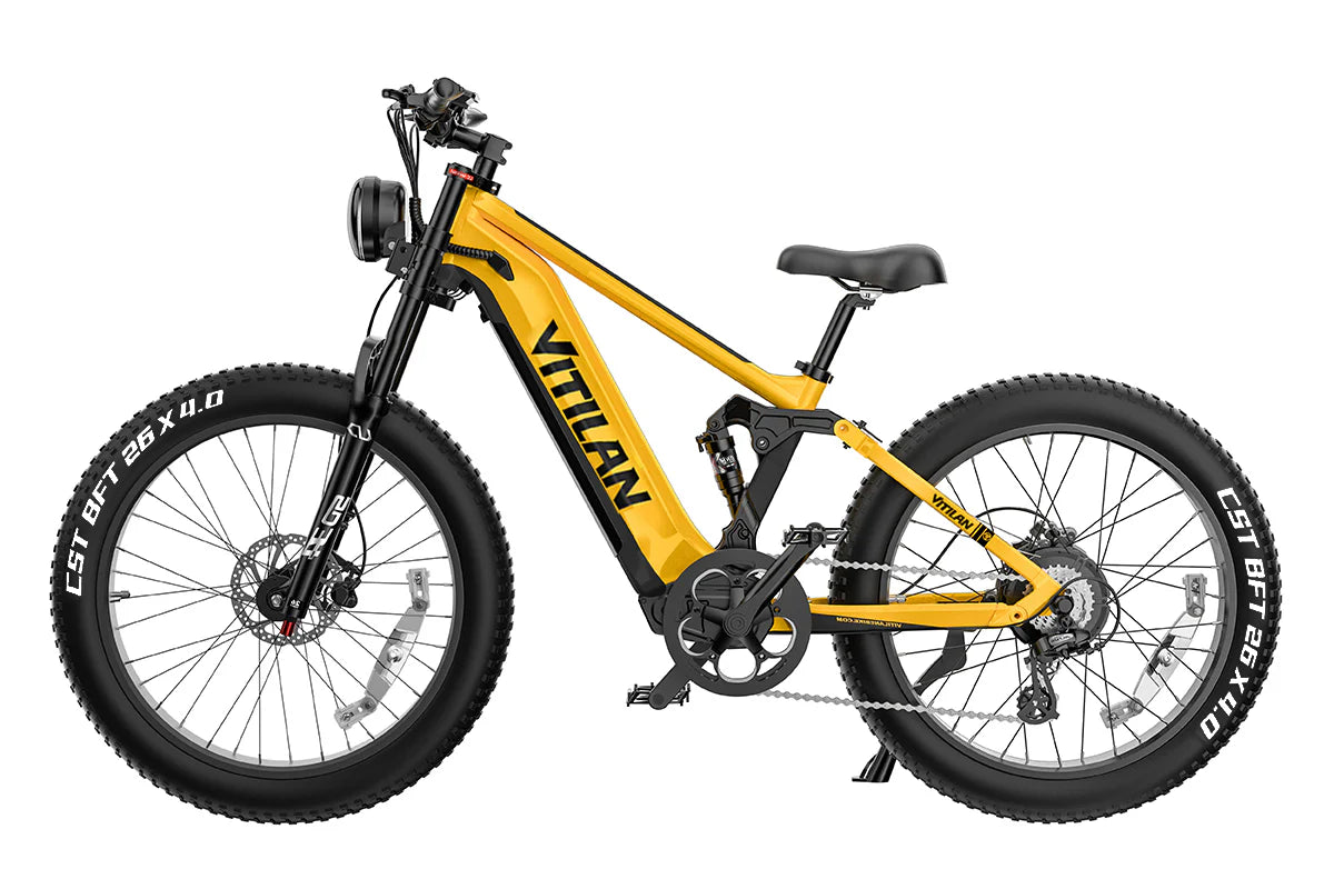 T7PRO Full Suspension Mountain E-Bike