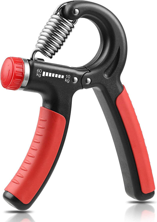 Grip Strength Trainer, Hand Grip Strengthener, Grip Strengthener, Adjustable Resistance, Forearm Strengthener, Perfect for Musicians Athletes