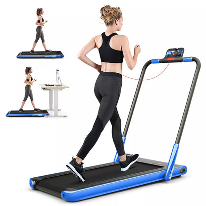 Superfit 2.25HP 2 in 1 Foldable under Desk Treadmill Remote Control