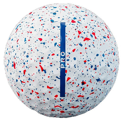 Pro Red & Blue Drip Golf Balls - 1 Dozen