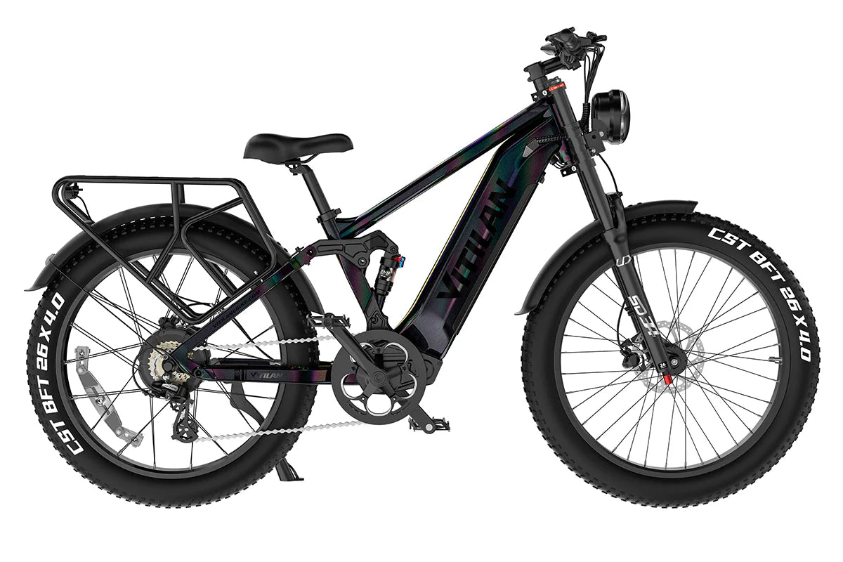 T7PRO Full Suspension Mountain E-Bike
