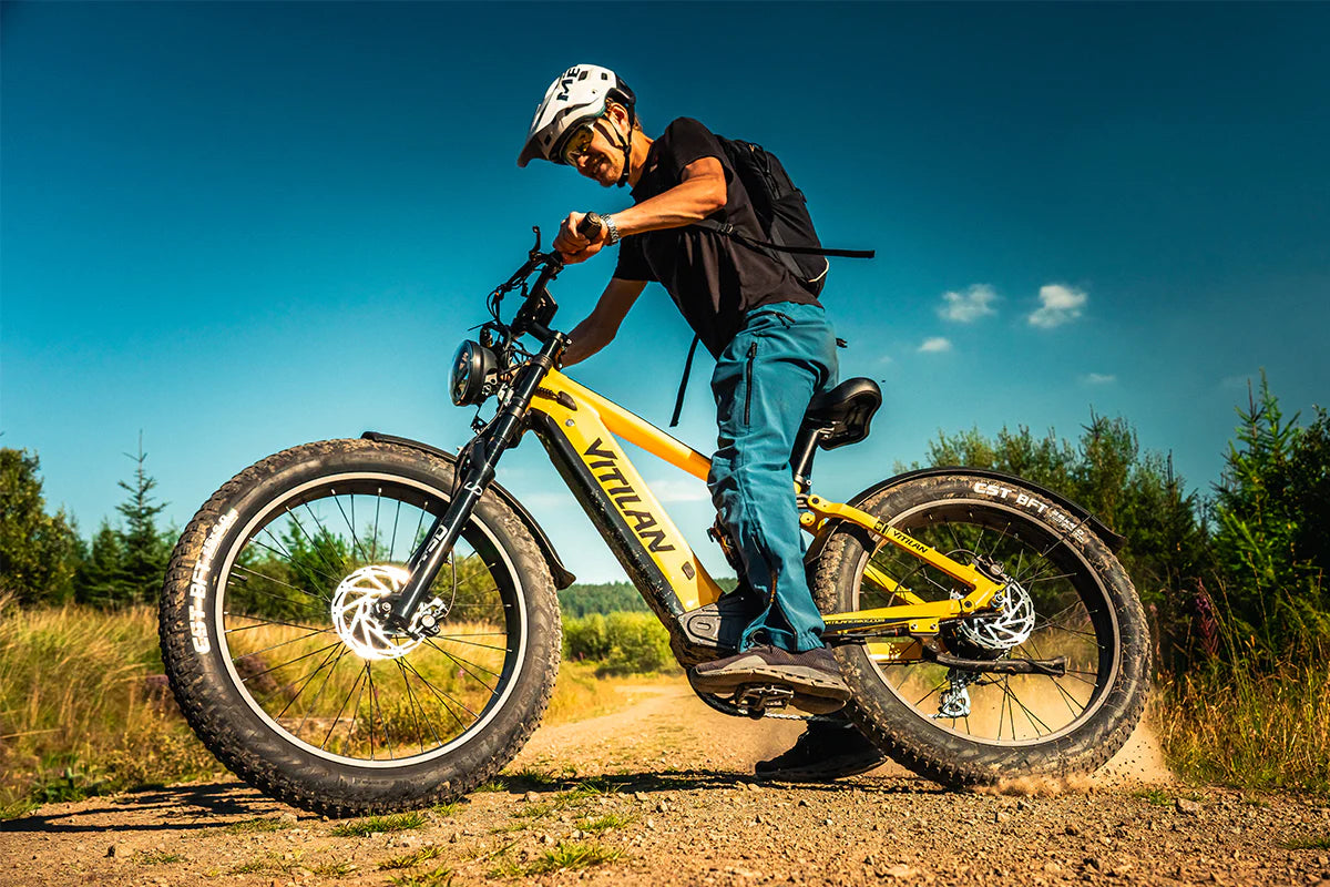 T7PRO Full Suspension Mountain E-Bike