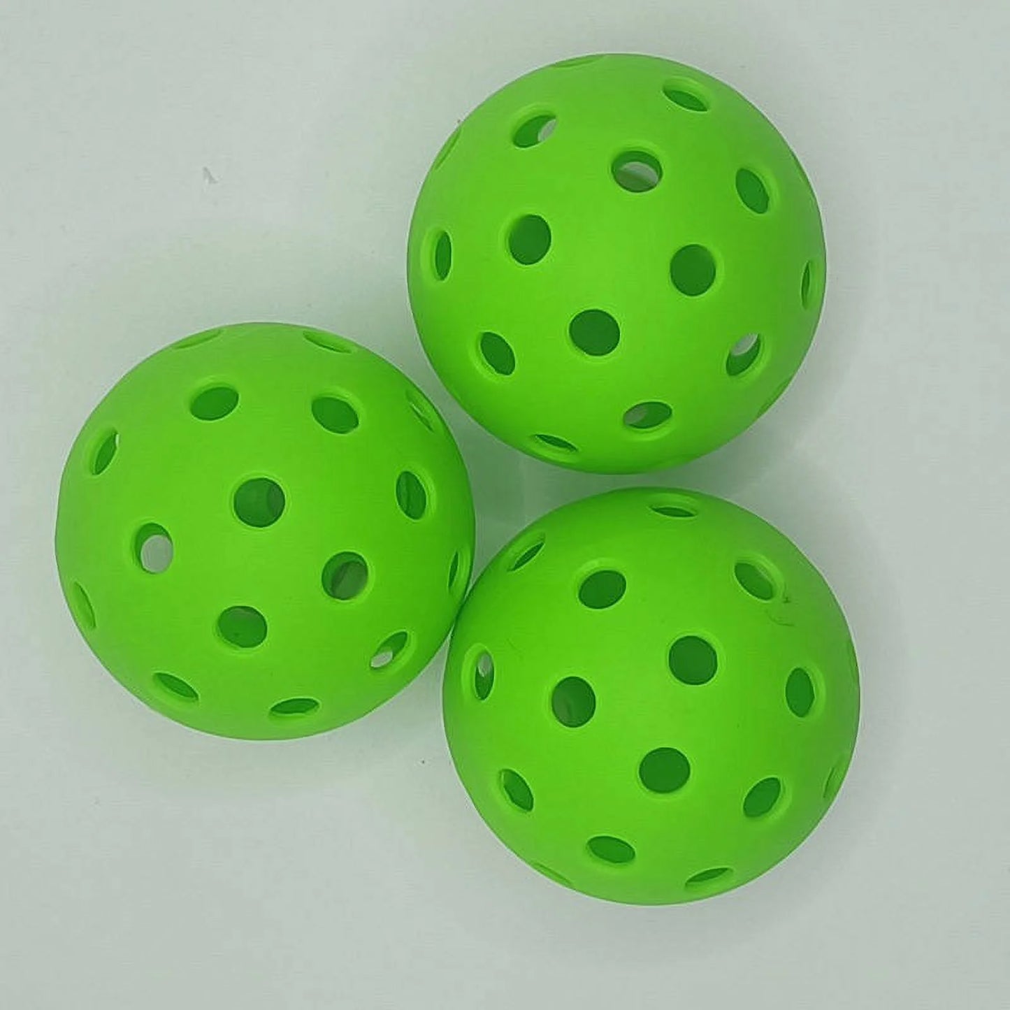 Sports Indoor Outdoor Pickleball 40 Hole, 4 Pack - Green