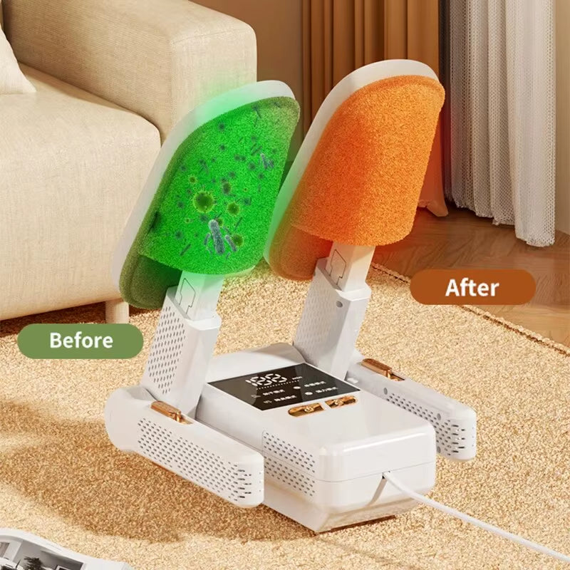 Electric Shoe Dryer Boot Warmer Shoe UV Foot Boot Dryer Eliminate Odor Fast Drying Boot Deodorizer Multifunction Socks Dryer