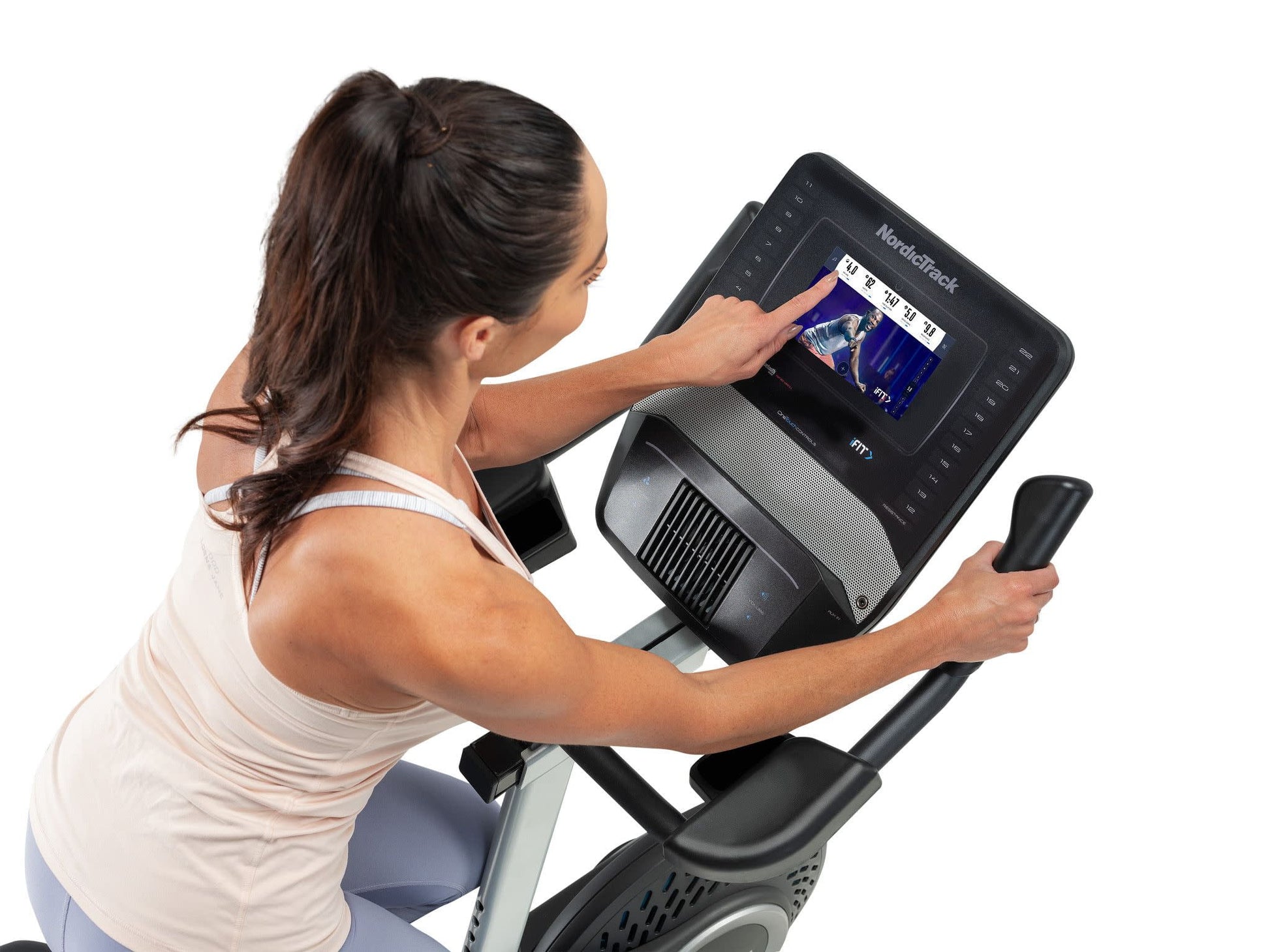 Studio Bike with 7” Smart HD Touchscreen and 30-Day Ifit Family Membership
