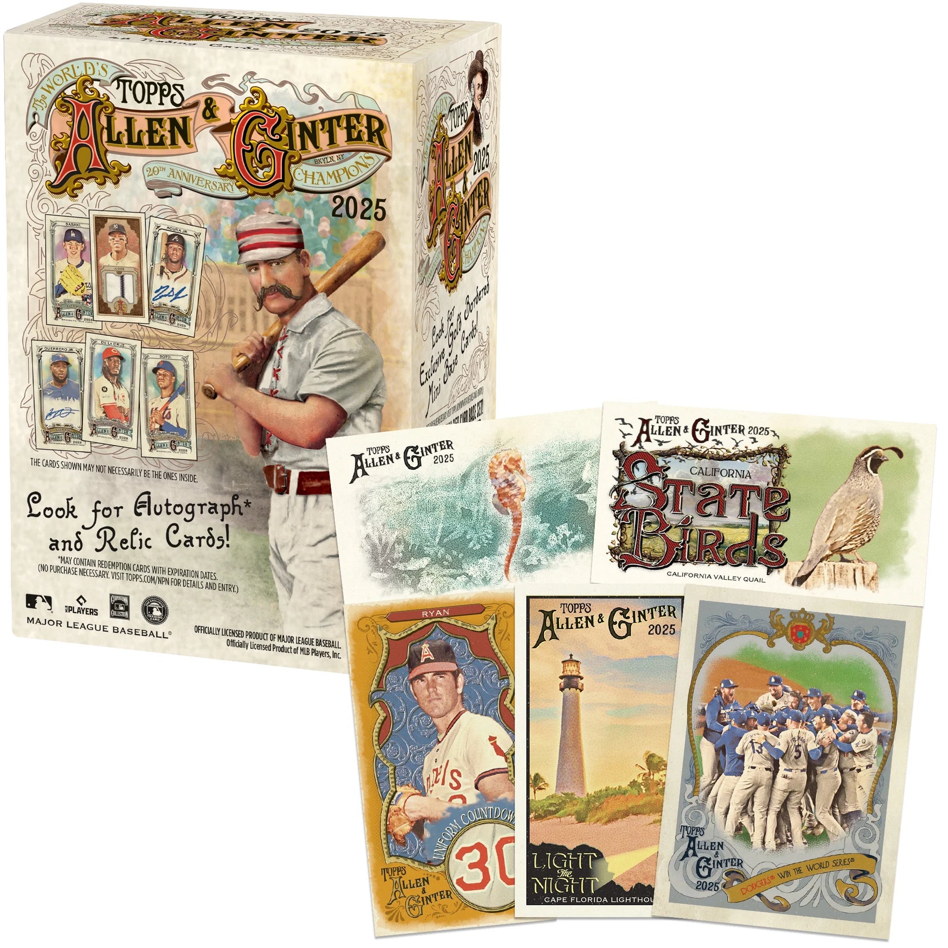 2025  Allen & Ginter Baseball - Factory Sealed - Value Box