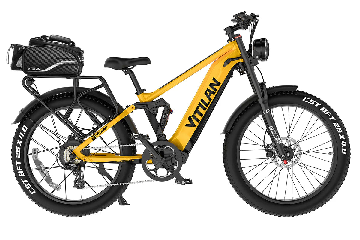 T7PRO Full Suspension Mountain E-Bike