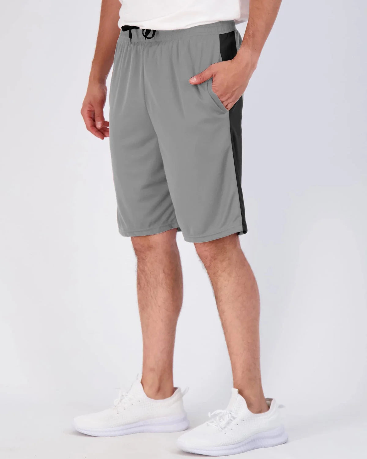 Men'S Athletic Shorts Mesh Workout Gym Activewear Basketball Shorts with Pockets 5 Pack