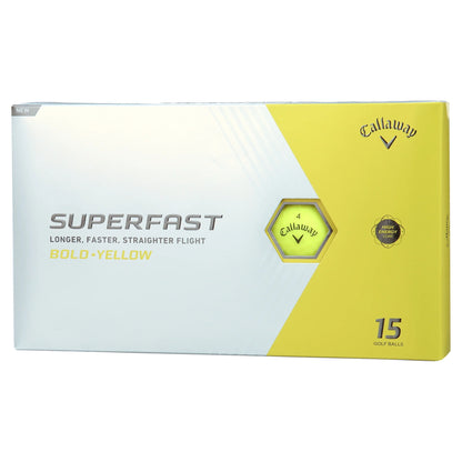 Golf Superfast Golf Balls, 1.5 Lb, 15 Pieces