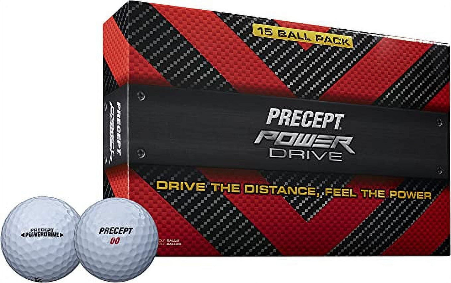 (3 Pack)  Golf Precept Golf Balls, 15 Pack
