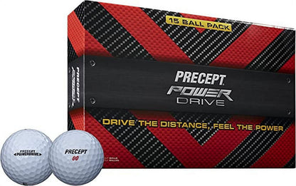 (3 Pack)  Golf Precept Golf Balls, 15 Pack