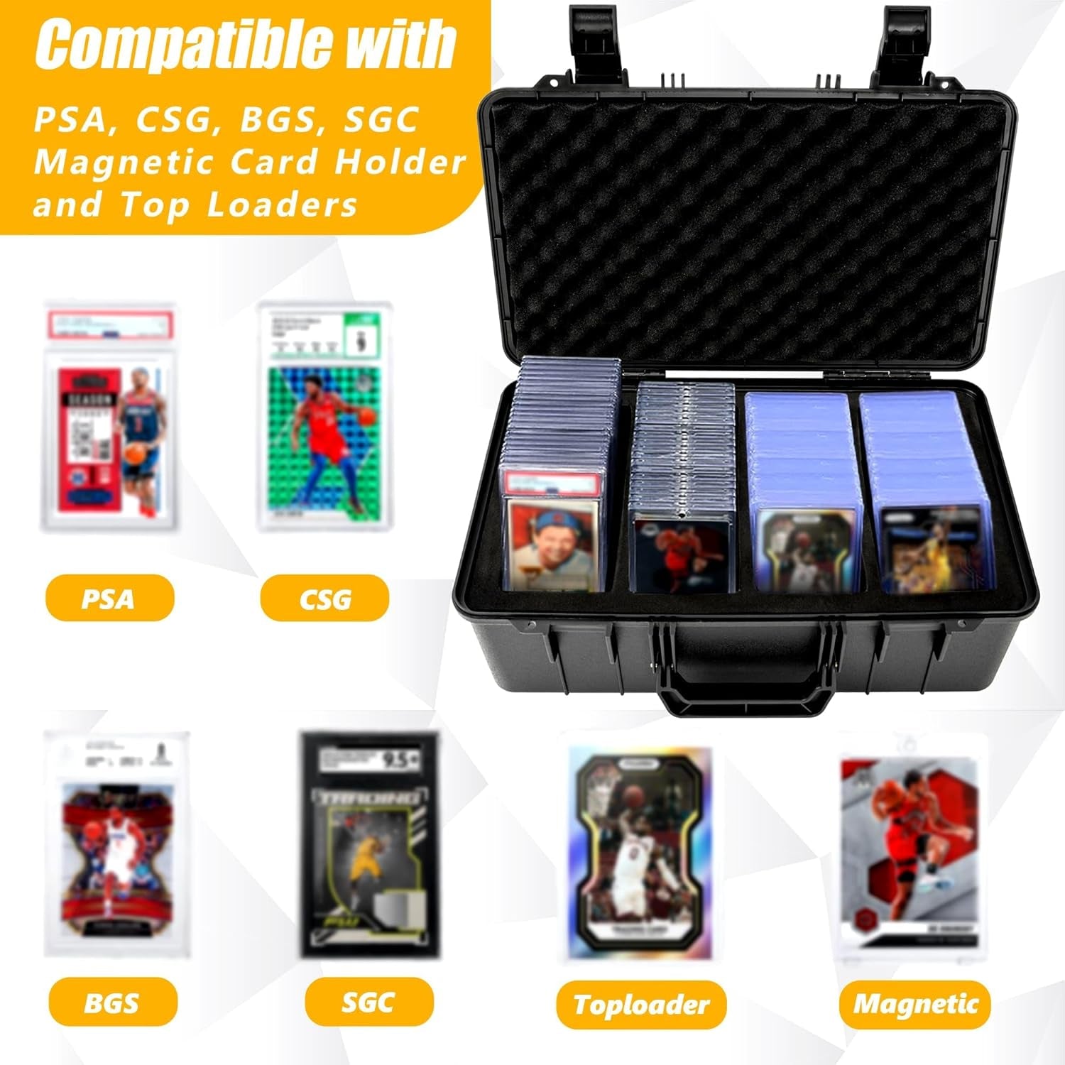 Graded Card Case,Storage Box for 120+PSA,CSG,BG