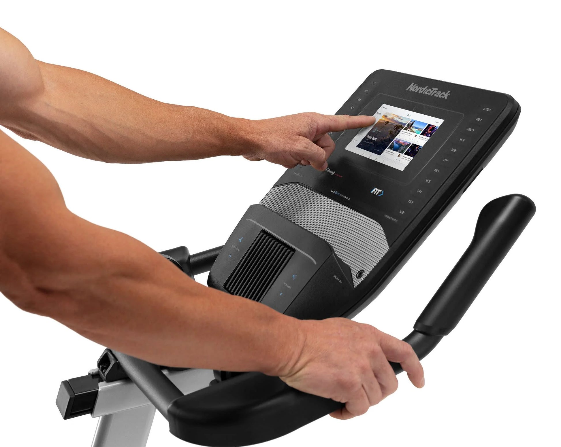 Studio Bike with 7” Smart HD Touchscreen and 30-Day Ifit Family Membership