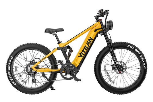 T7PRO Full Suspension Mountain E-Bike