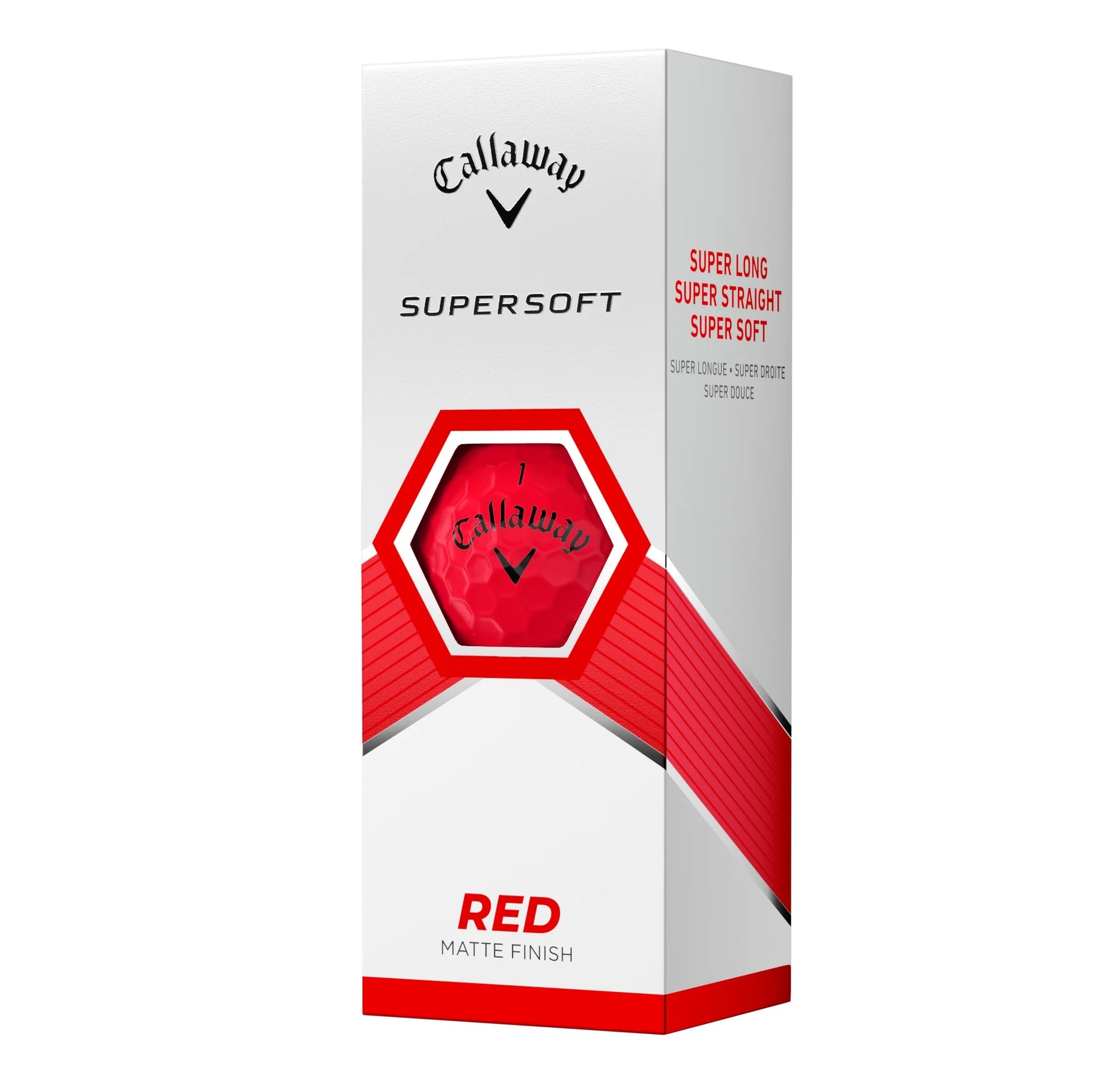 Golf 2023 Supersoft Golf Balls 12-Pack, Red