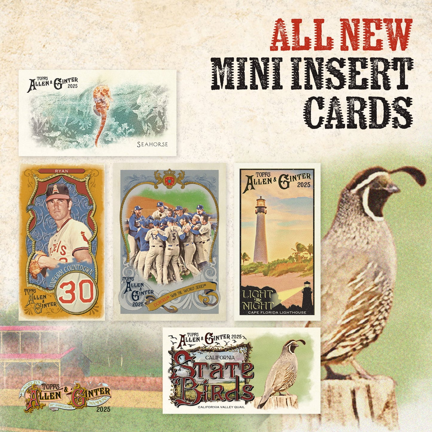 2025  Allen & Ginter Baseball - Factory Sealed - Value Box