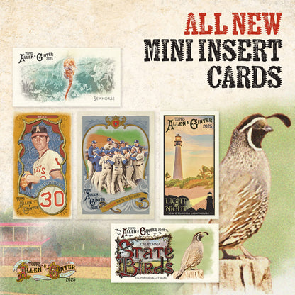 2025  Allen & Ginter Baseball - Factory Sealed - Value Box