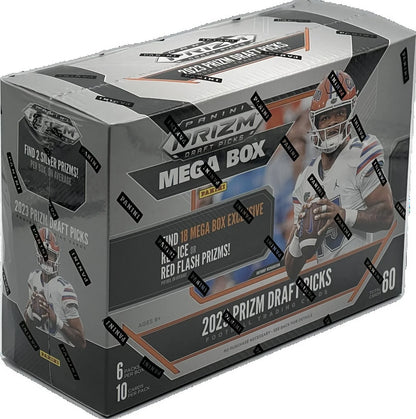 2023  Prizm Draft Picks Football Mega Box (Red Ice Prizms!)