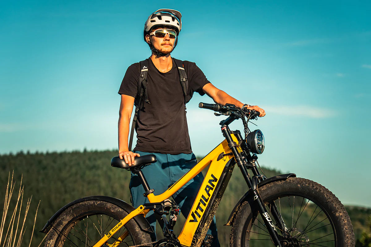 T7PRO Full Suspension Mountain E-Bike