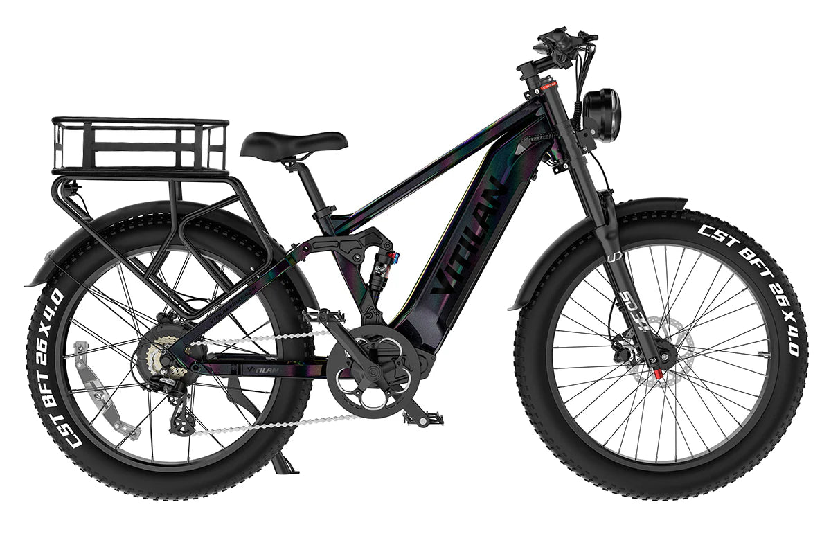 T7PRO Full Suspension Mountain E-Bike