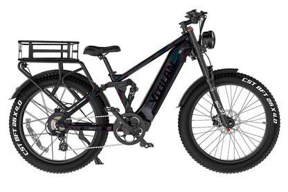 T7PRO Full Suspension Mountain E-Bike
