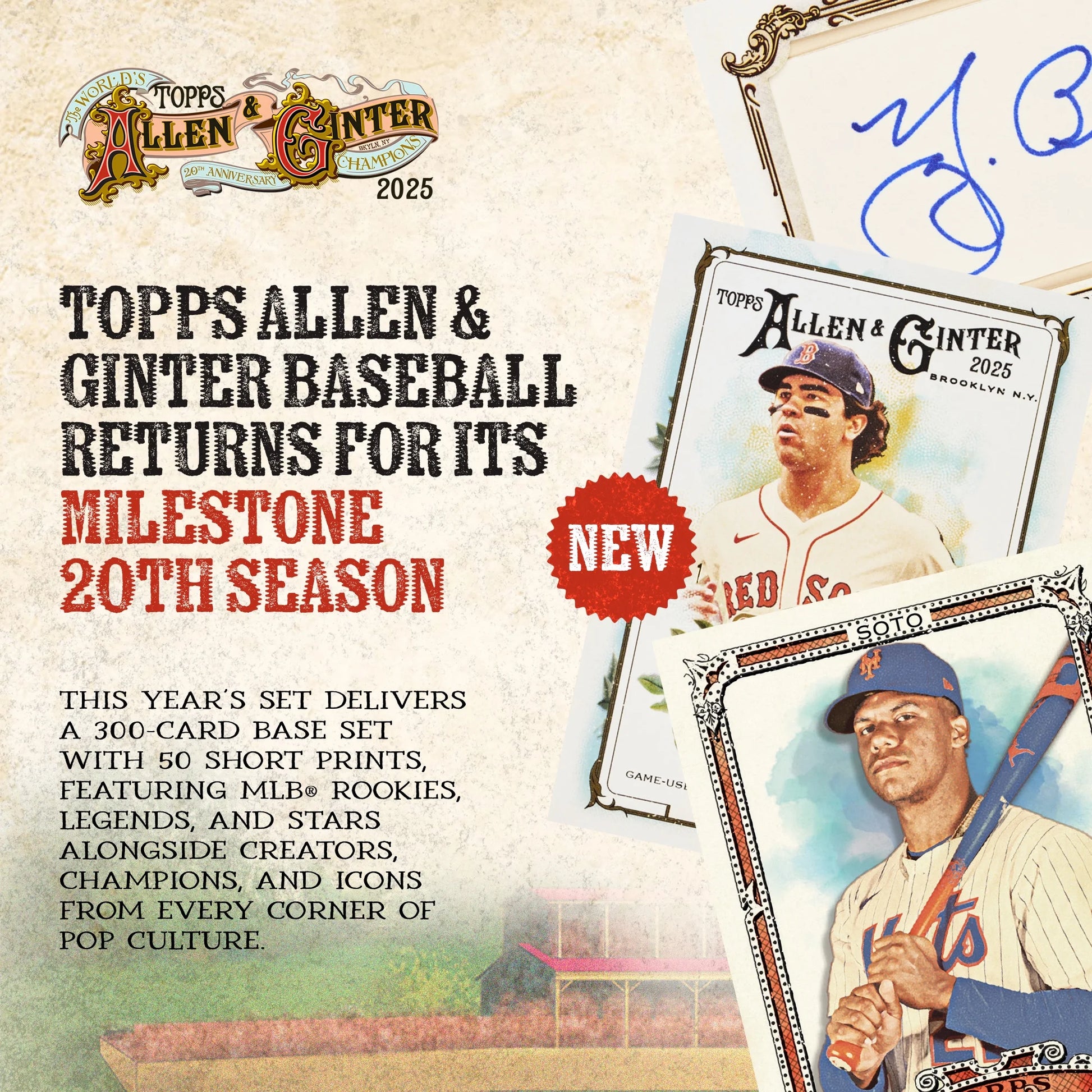 2025  Allen & Ginter Baseball - Factory Sealed - Value Box