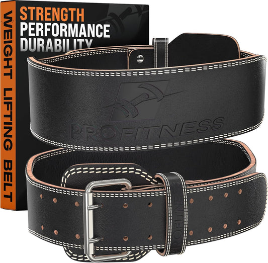 Weight Lifting Belt - Premium 4" Wide Functional Fitness Belt for Men & Women - Squat & Deadlift Support