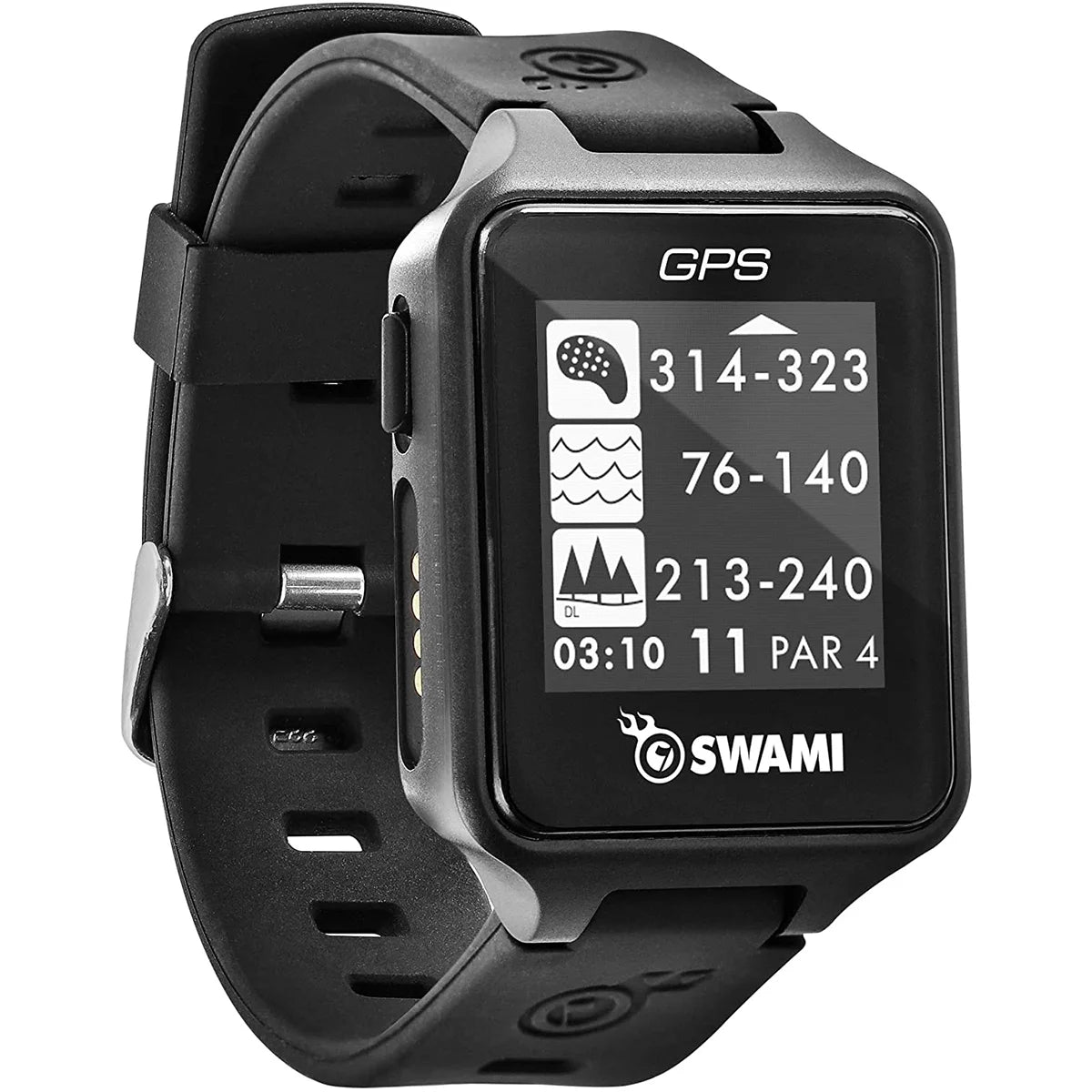 Swami Golf GPS Watch, with 38,000+ Preloaded Course Maps