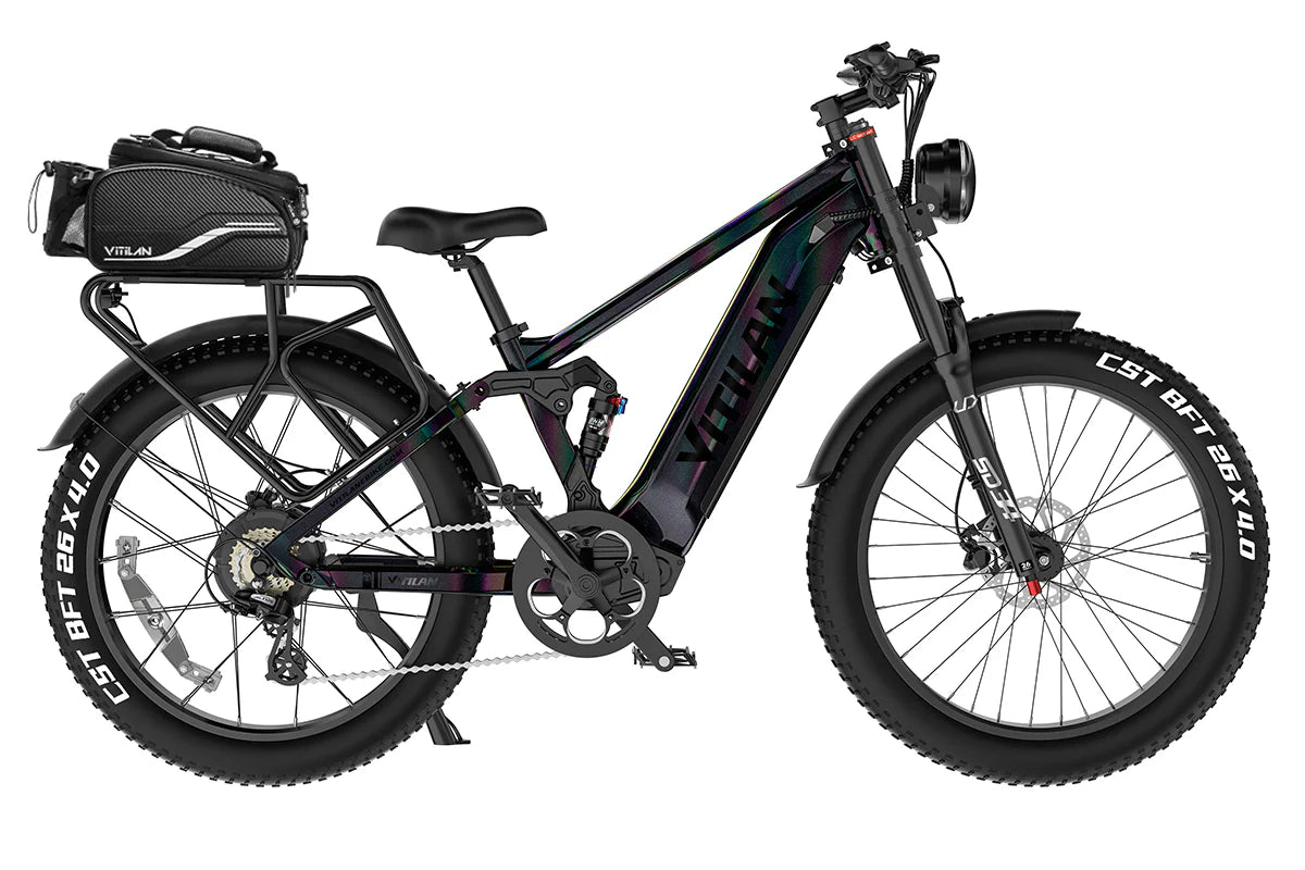 T7PRO Full Suspension Mountain E-Bike