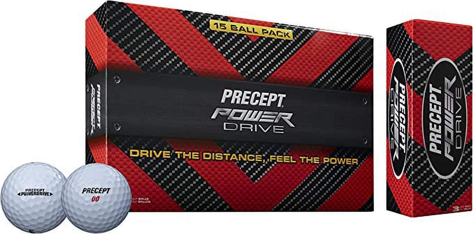 (3 Pack)  Golf Precept Golf Balls, 15 Pack
