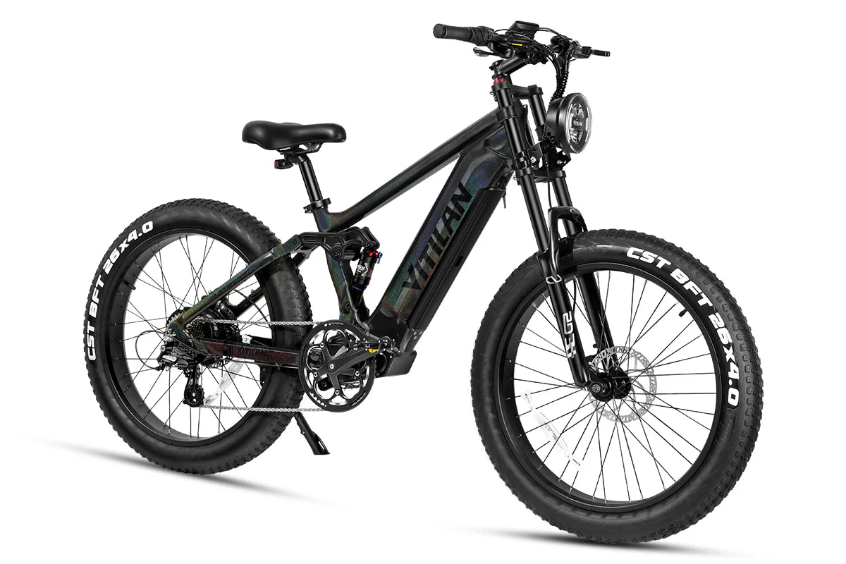 T7PRO Full Suspension Mountain E-Bike