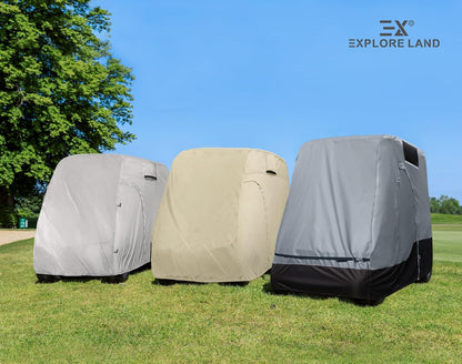 Waterproof Golf Cart Cover Universal Fits for Most Brand 2/4/6 Passenger Car