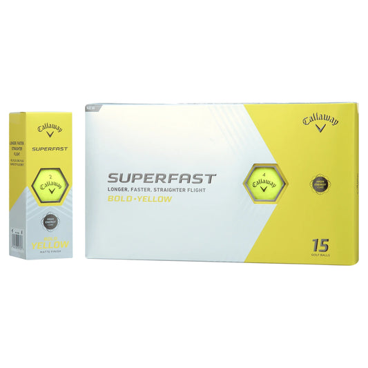 Golf Superfast Golf Balls, 1.5 Lb, 15 Pieces